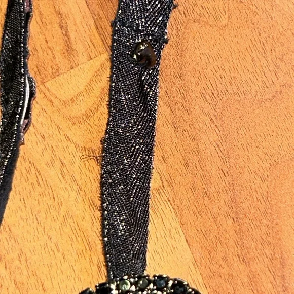 Original Juicy Couture Rhinestone Bow Sparkle Elastic Headband
